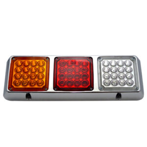 Stop triple cuadrado led Ref: 1022T